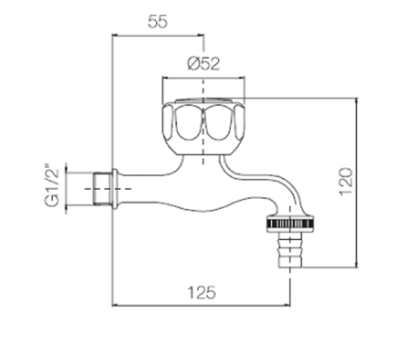 PB Garden Kran s pripojením záhradnej hadice 1208969798