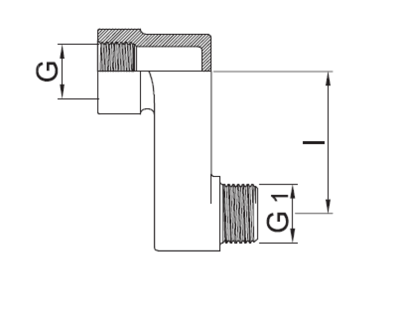 PB S-spojka 10 mm Excentrická G 1/2” G1 1/2” 1208969804