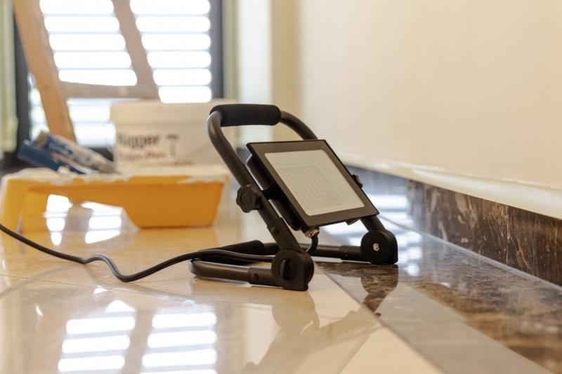 NELI Prenosný reflektor, LED, 50W, 4500lm, 6400K, AC220-240V, IP65, 1,5m kábel