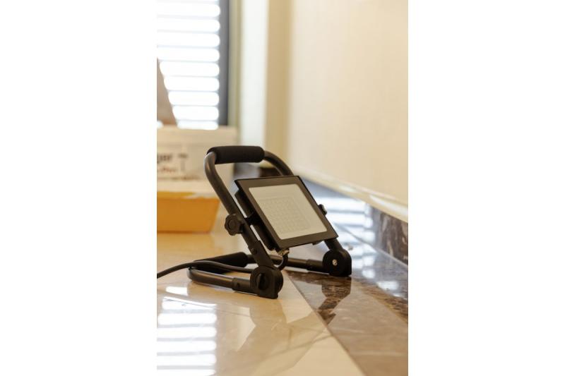 NELI Prenosný reflektor, LED, 50W, 4500lm, 6400K, AC220-240V, IP65, 1,5m kábel