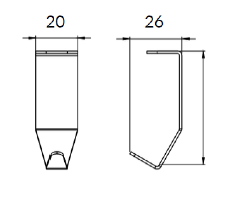Epka Luxion Háčik na Kuchynské Koľajnice Kov Čierny 1208969962