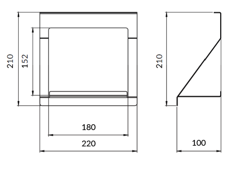 Epka Luxion Rek pre Kuchynské koľajnice Kov Čierna 1208969966
