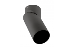 Stropná lampa VIRGO, max. 250V, 50/60Hz, 57x152mm, IP20, max. 20W, Okrúhla, Čierna