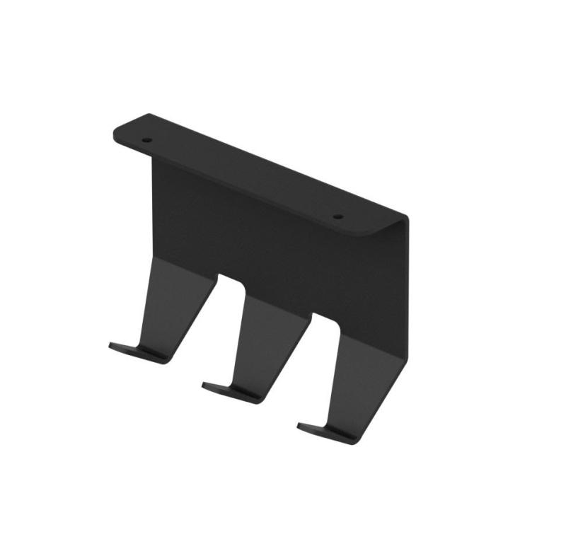 Epka Luxion Set Kuchynské lišty 60 cm s Príslušenstvom Kov s Neviditeľnou Montážou Čierna 1208969993