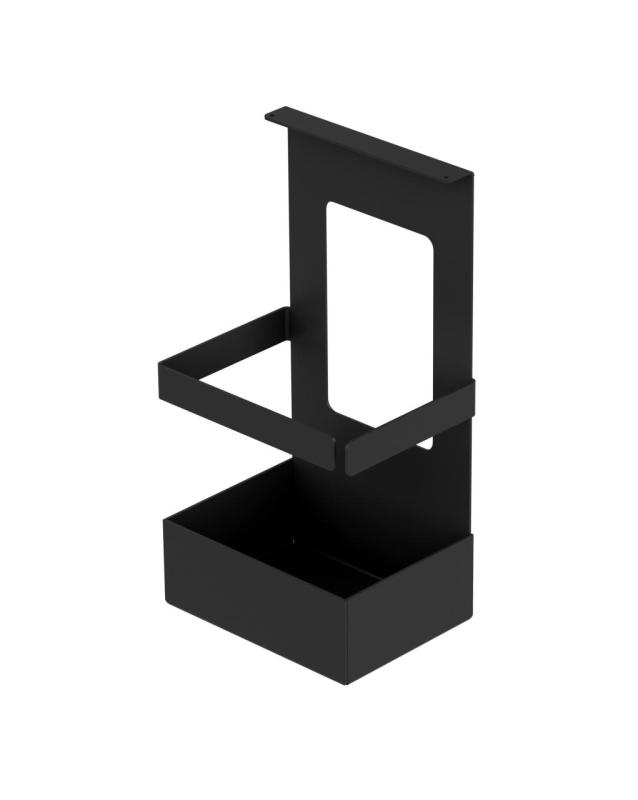 Epka Luxion Set Kuchynských Koľajníc 80 cm s Príslušenstvom Kov s Skrytým Uchytením Čierna 1208969996