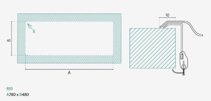 Banka Centurio 20 Nerezová dvojitá umývadlová doska 80x50cm 1208970026
