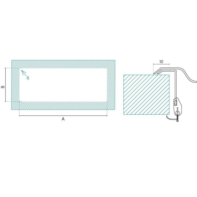 Banka Centurio 100-34 Nerezový drez na montáž 100 x 50 cm s odkvapkávacou časťou 1208970033