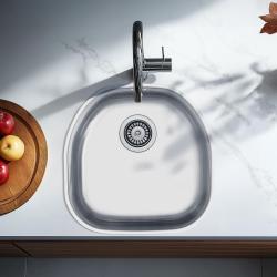 Banka Denver Nerezový drez 41 x 41 cm Podstavný 1208970049