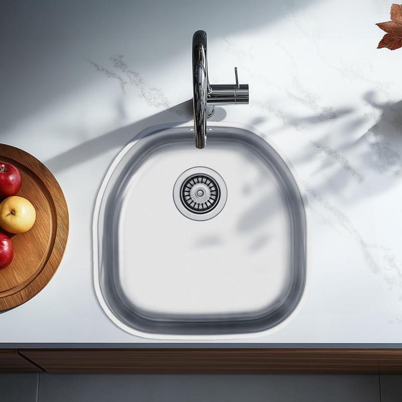 Banka Denver Nerezový drez 41 x 41 cm Podstavný 1208970049