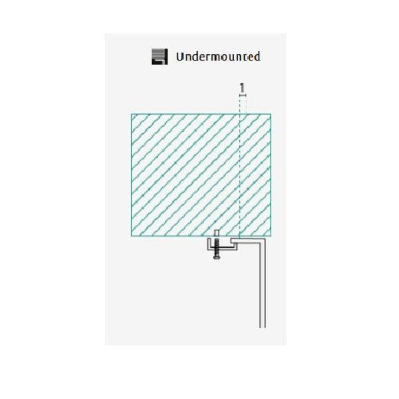 Banka U18380 Nerezový okrúhly drez 45 cm Podstavný 1208970056