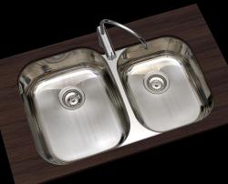 Banka Princess nerezový dvojitý drez podstavný 750x475 mm 1208970067