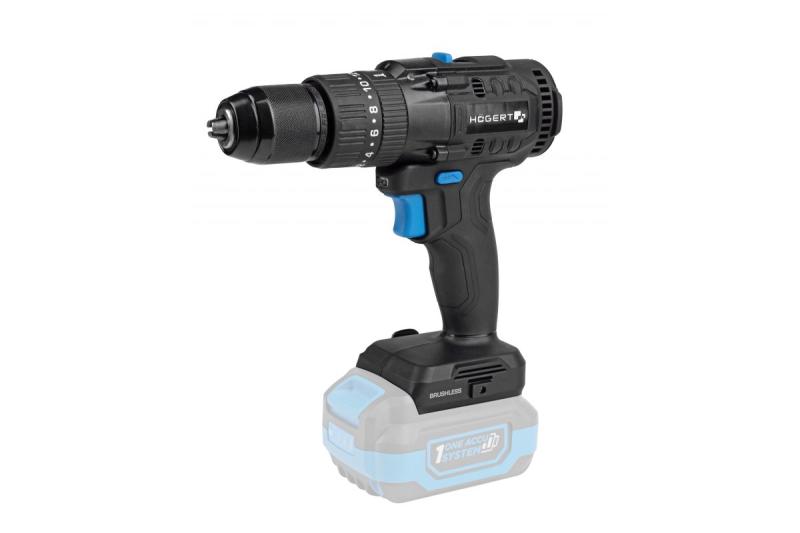 Högert Bezdrôtová vŕtacia mašina bez kefy 18V pre tehly, kameň, drevo, kov a plast