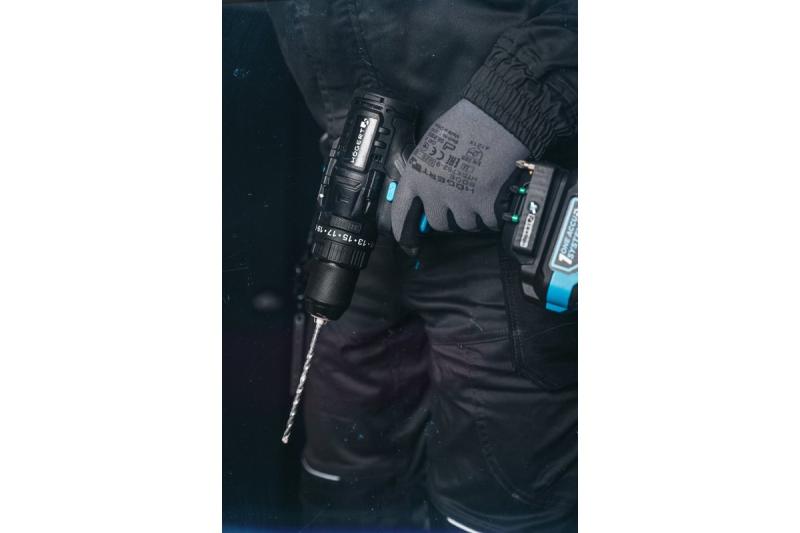 Högert výkonná akumulátorová príklepová vŕtačka, bezuhlíková, 18V