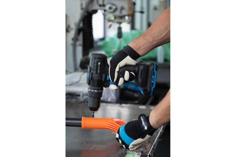 Högert výkonná akumulátorová príklepová vŕtačka, bezuhlíková, 18V