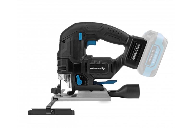 HÖGERT akumulátorová priamočiara píla, 18V, antivibračná rukoväť - bez batérie