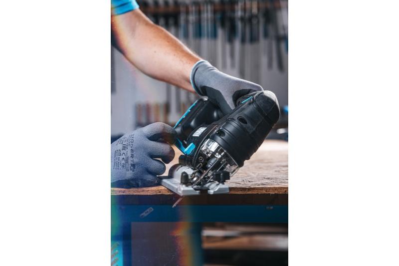 HÖGERT akumulátorová priamočiara píla, 18V, antivibračná rukoväť - bez batérie