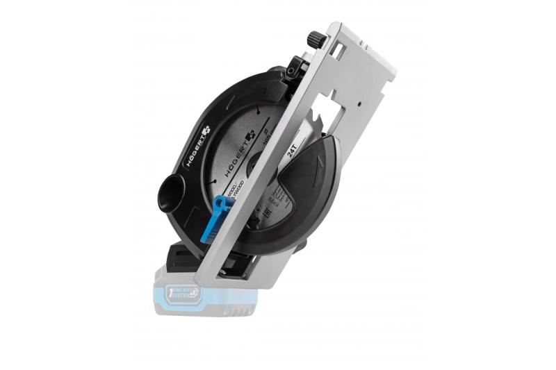 HÖGERT akumulátorová kotúčová píla, 18V, bez batérie, s pripojením na vysávač.