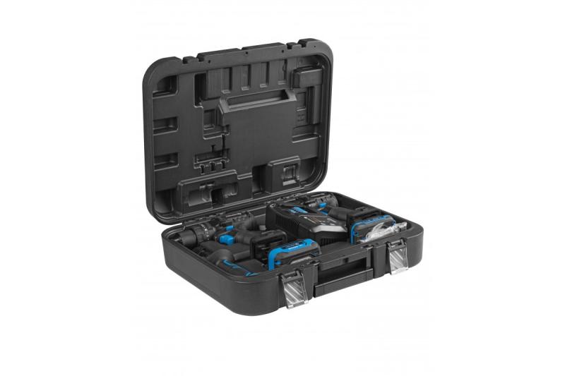 HÖGERT akumulátorová rázová uťahovačka sada 200 Nm 18V s bezuhlíkovým motorom