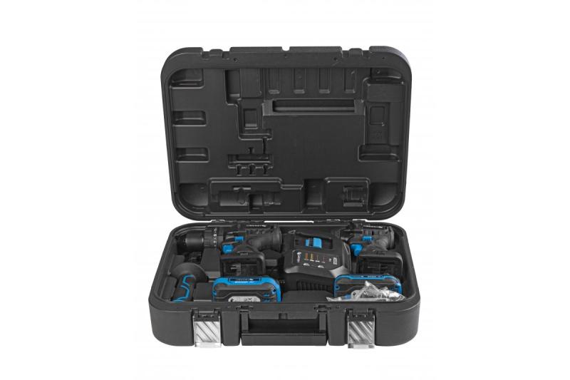 HÖGERT akumulátorová rázová uťahovačka sada 200 Nm 18V s bezuhlíkovým motorom