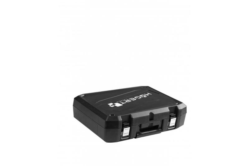 HÖGERT Bezdrôtová uhlová brúska s pádovým spínačom, 125MM, 18V - Sada (batéria, nabíjačka, príslušenstvo)