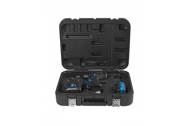 HÖGERT akumulátorový rázový uťahovák, bezuhlíkový, 18V, s batériou, nabíjačka