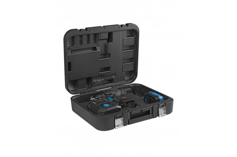 HÖGERT akumulátorový rázový uťahovák, bezuhlíkový, 18V, s batériou, nabíjačka