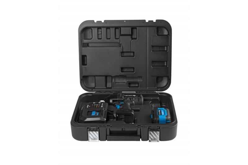 HÖGERT akumulátorový rázový uťahovák, bezuhlíkový, 1000 Nm, 18V s batériou, nabíjačka