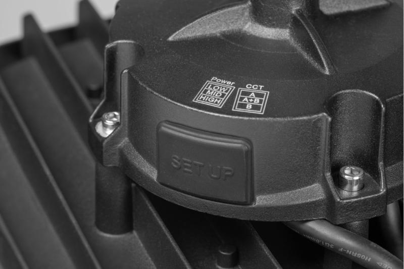 ATLANTA highbay svietidlo, LED, 200W-170W-140W, 150lm/W, CCT, AC100-240V, IP65