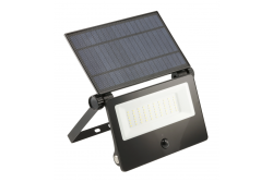 Slnečné svetlo LUMOS II, LED, 3000lm, 6400K, 2x2600mAh vymeniteľné, IP65, čierne