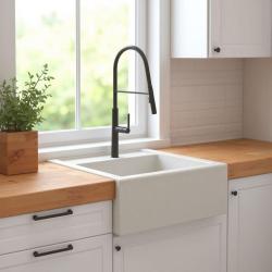 Graniteland Arno Granitový Biely Umyvadlo medzi stavbou 582x620mm s Nerezovým štvorcovým Zátkou 1208970604