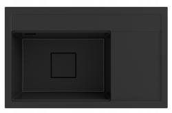 Graniteland Seta Granitový Čierny Umyvadlový Nadstavec 80x50 cm 1208970624