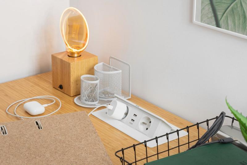 Mäkký výsuvný modul zásuviek.