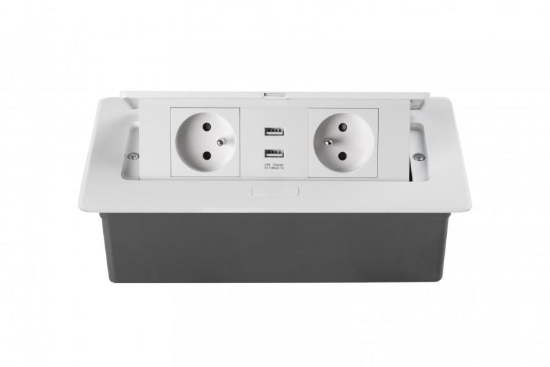 Mäkký výsuvný modul zásuviek.