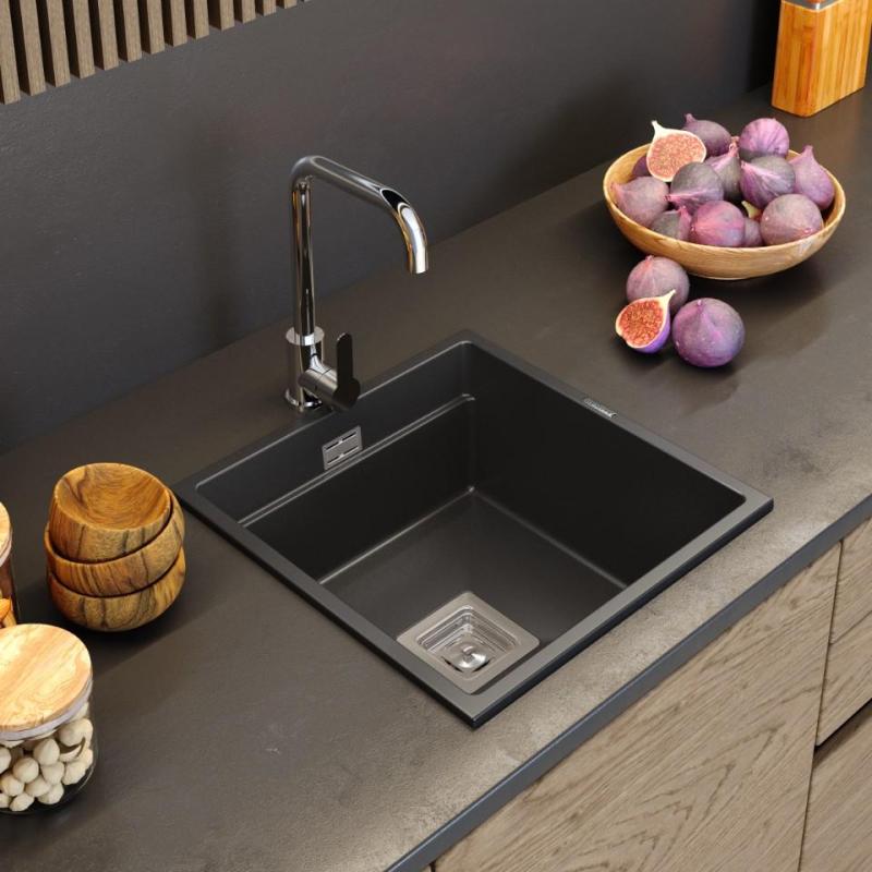 Graniteland Stellar Kuchynská batéria Chróm s otočným výtokom 1208970667