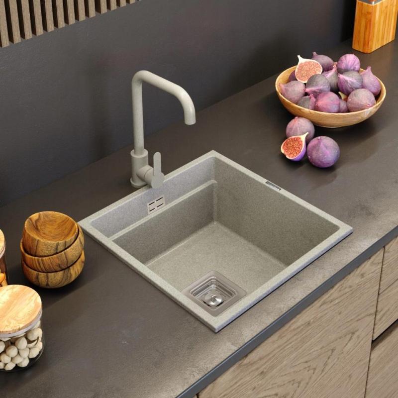 Graniteland Stellar Kuchynská batéria Béžový piesok s otočným výtokom 1208970672