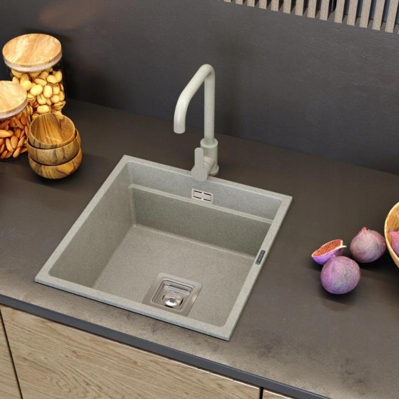 Graniteland Stellar Kuchynská batéria Béžový piesok s otočným výtokom 1208970672