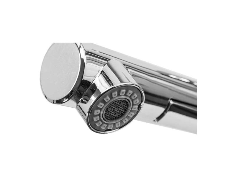 Graniteland Ceres Kuchynská batéria Biela s Vytiahnuteľným Výtokom a Dvojfunkčnou Ručnou Sprchou 1208970709