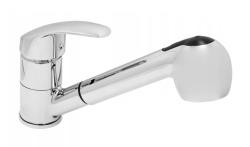 Graniteland Rhea Kuchynská batéria Chróm s Vytiahnuteľnou Výpusťou a Dvojfunkčnou Ručnou Sprchou 1208970712