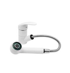 Graniteland Rhea Kuchynská batéria Biela s Výsuvnou Výpusťou a Dvojfunkčnou Ručnou Sprchou 1208970714