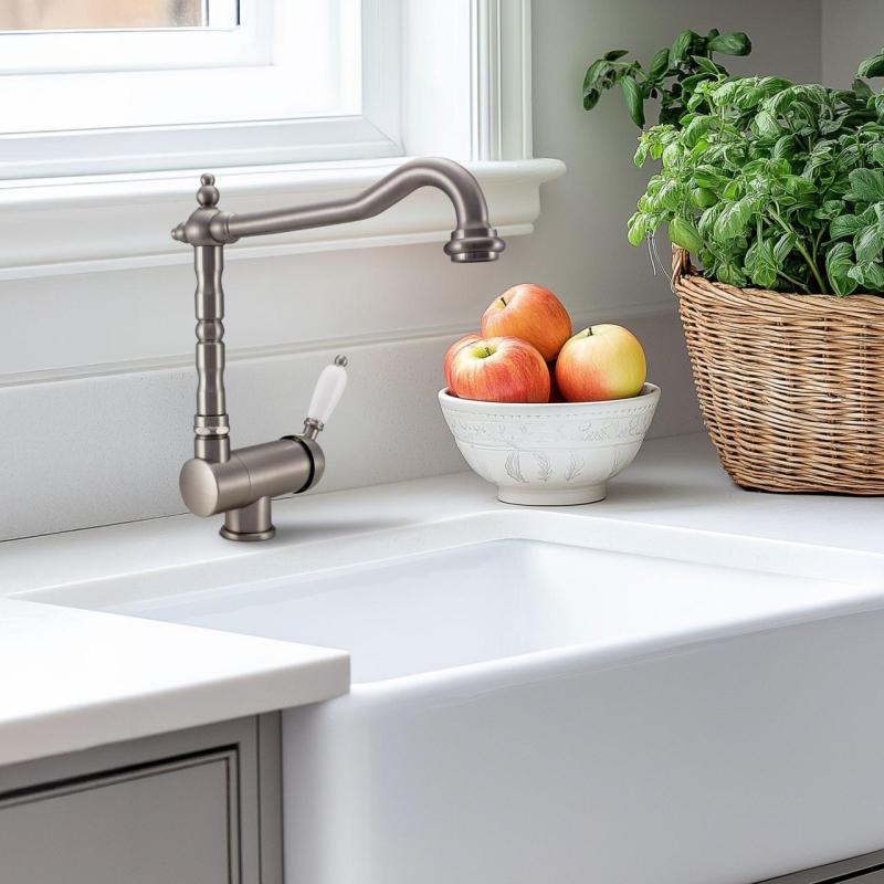 Ausmann Ceramic Mira Keramické Biele Umývadlo - Podstavné a Medzistavné 590 x 458 mm s Nerezovou Zátkou 1208970733