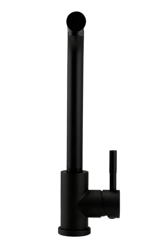 Čierna kombinovaná súprava umývadla 50x40cm s čiernou kuchynskou batériou 1208970765