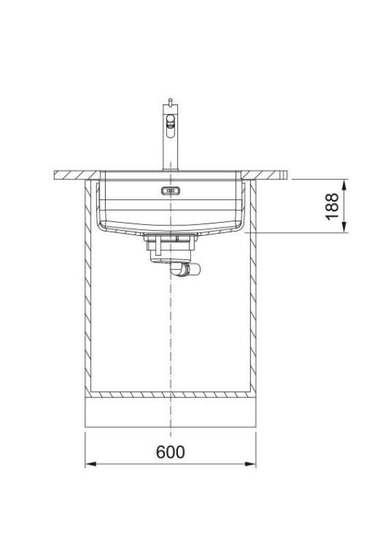 Franke Maris Quiet MQX 110.50 RVS Drez 50x40 cm Podstavcový 122.0694.477