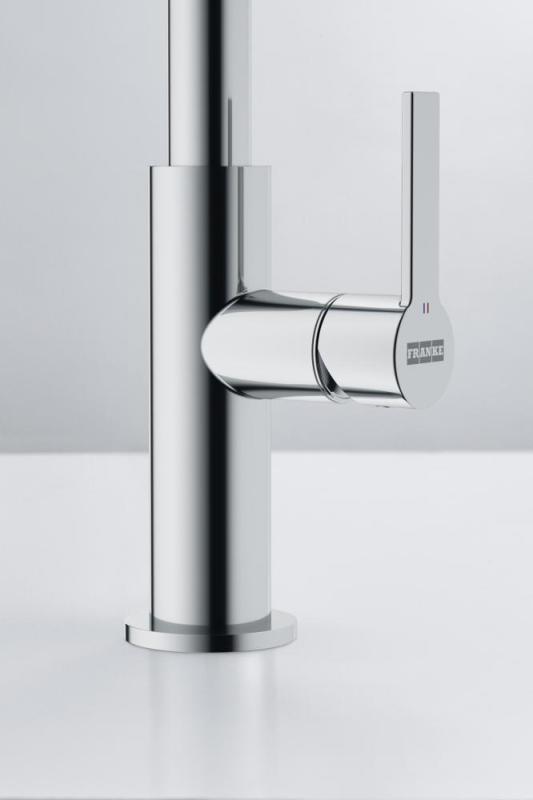 Franke Maris Slim J Kuchynská batéria Otočná Okrúhla Výtok Chróm 115.0728.384