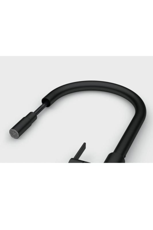 Franke Maris Slim J Kuchynská batéria čierna s výsuvnou výpustou 115.0728.389