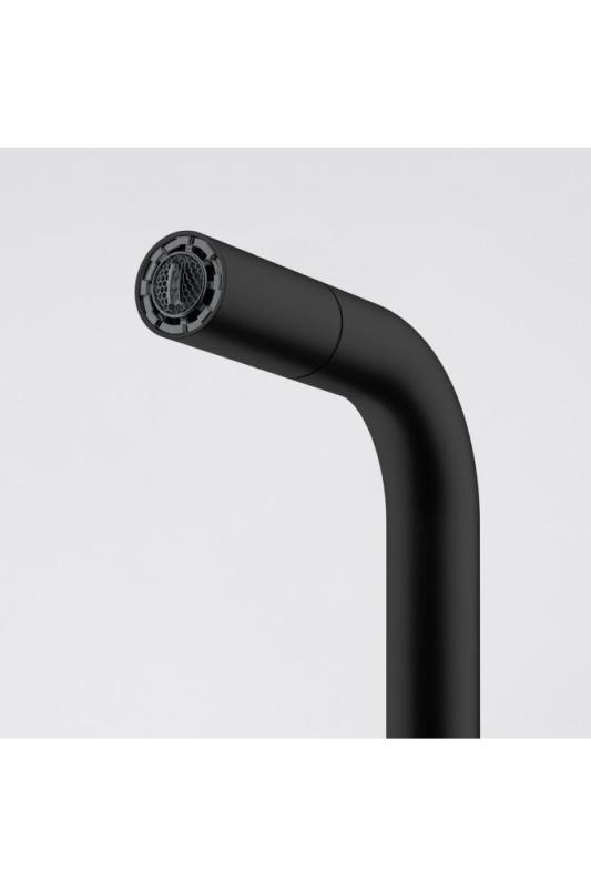 Franke Lina U Kuchynská batéria Čierna Vytiahnuteľný výtok 115.0728.477