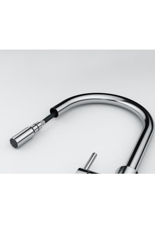 Franke Lina Kuchynská batéria Chrome s výsuvnou ručnou sprchou 115.0693.229