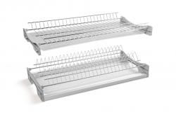 Odvodňovač GTV BASIC 3, dve úrovne, skriňa 600, pre dosky o hrúbke 16 - 18 mm, 2x zásuvka, chróm.