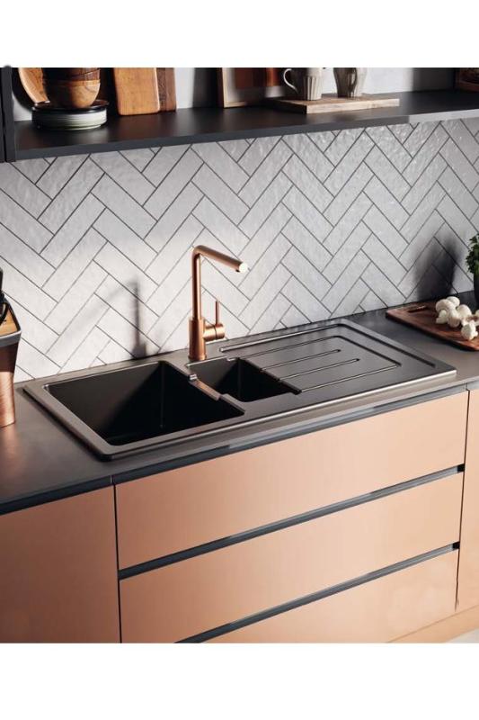 Ausmann Ceramic Sylva 1,5 Keramický Biely Drez s Odkvapkávačom 1000 x 500 mm 1208971126