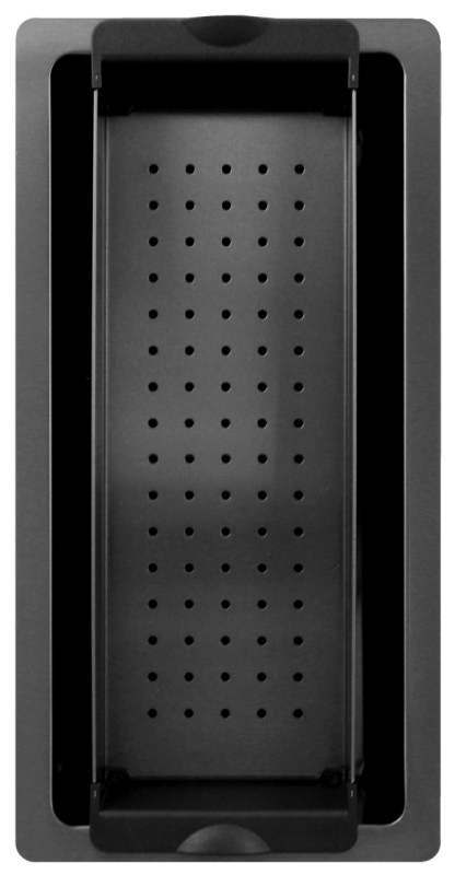 Pure.Sink Exclusivo Gun metal malý drez 18x40 cm 10mm rádius podstavba, rovná konštrukcia a nadstavba PEX1840-61