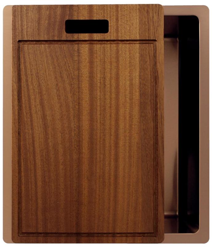 Pure.Sink Exclusivo Medený drez 34x40 cm 10mm rádius podstavcový, rovný a zosadený PEX3440-62